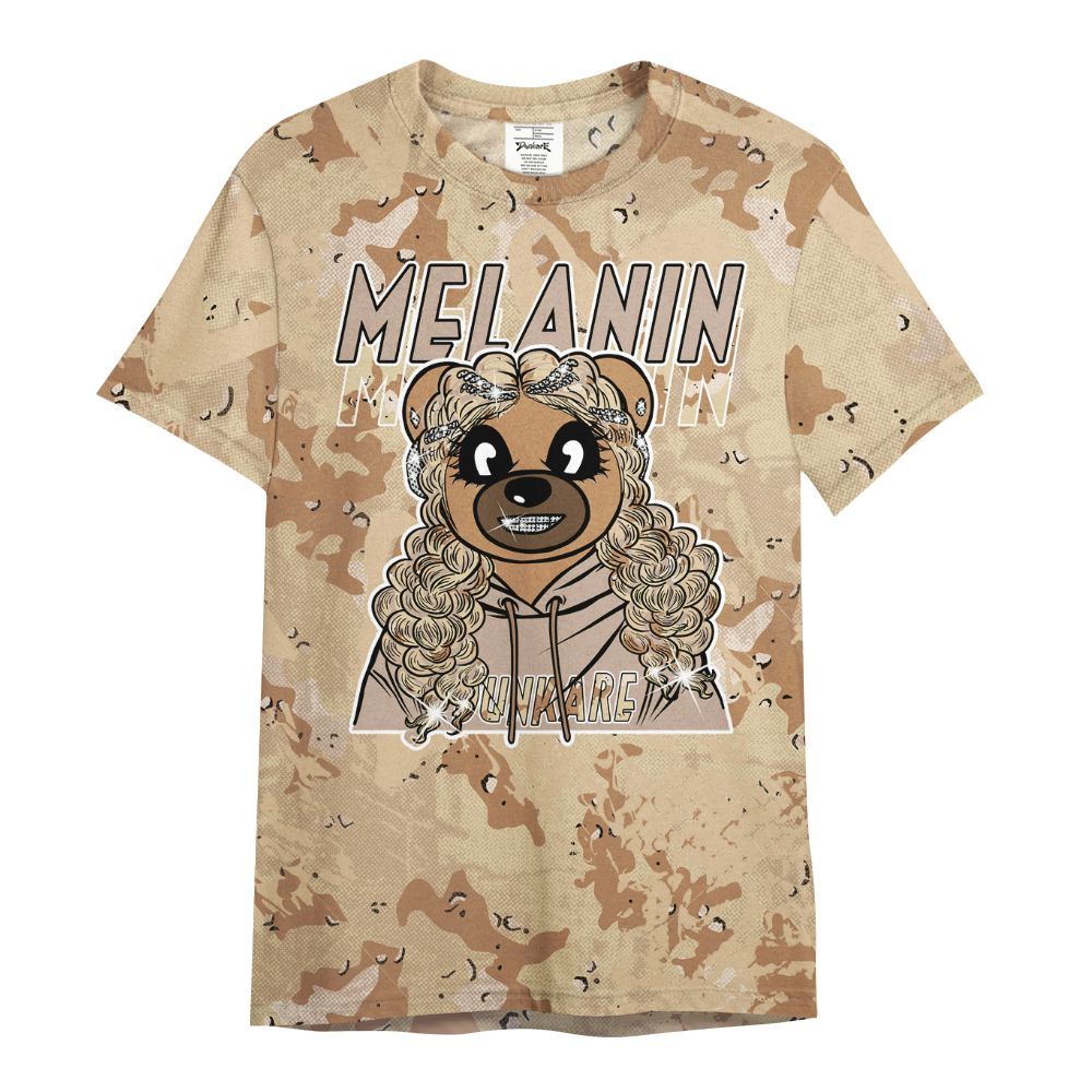 Shirt To Match Desert Camo 3s - Pigments Bear Heart Grunge All Over Print