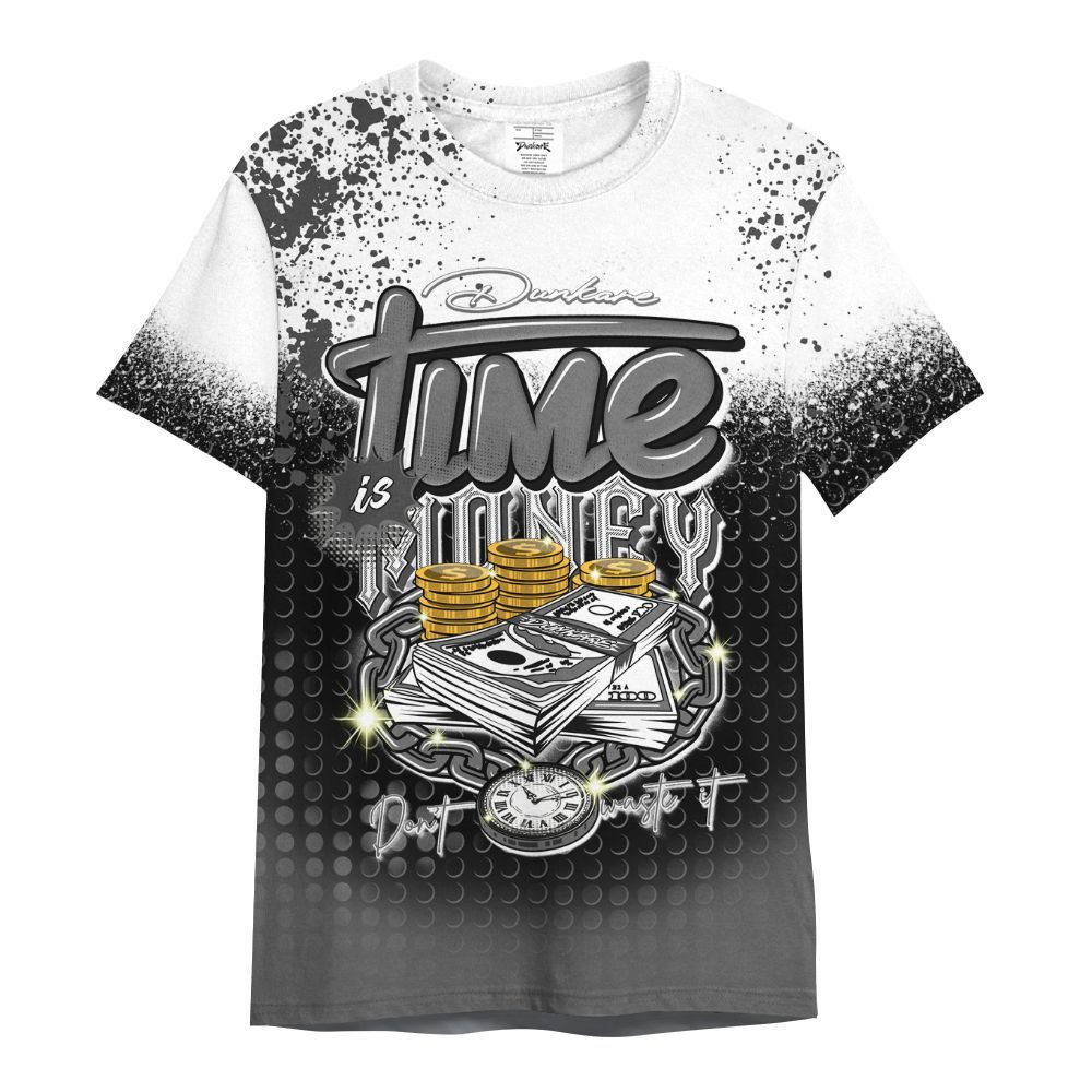 Shirt To Match Retro Stealth 12s - Halftone Time Is Money All Over Print