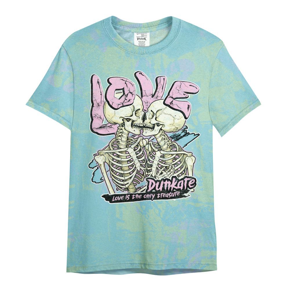 Shirt To Match SB Dunk Low Visty - Skull Love All Over Print