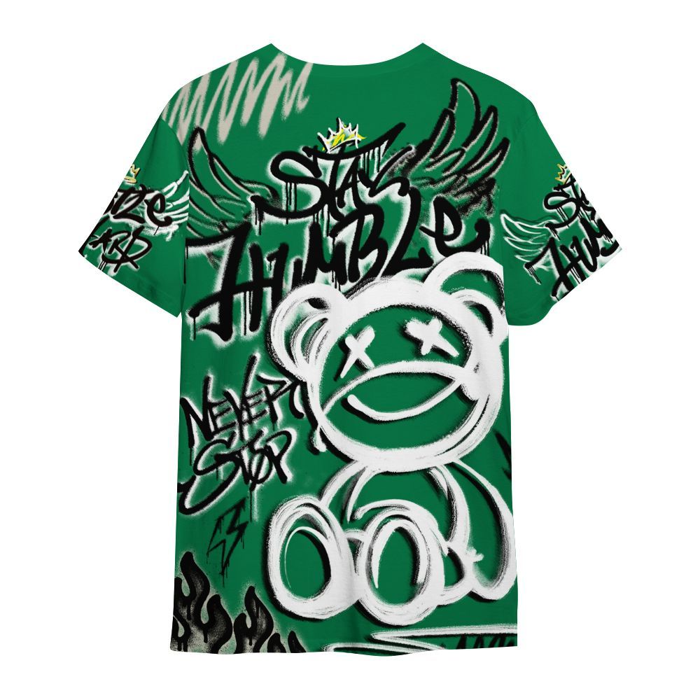 Shirt To Match Lucky Green 2s - Humble Drip Streetwear Graffity All Over Print