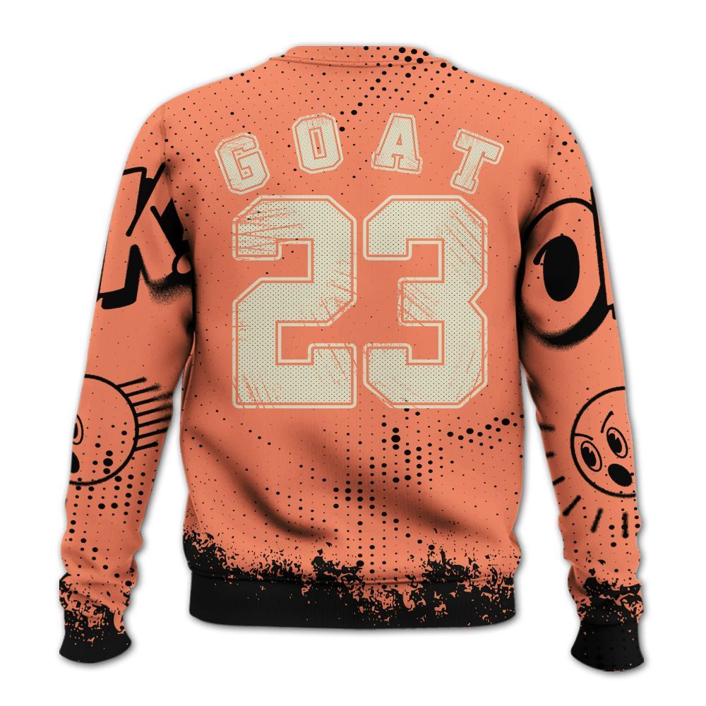 Sweatshirt To Match DJ Khaled Crimson Bliss 5s - FlightMan Number 23 G.O.A.T All Over Print