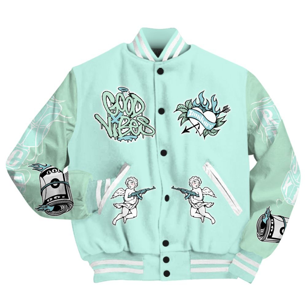 Varsity Jacket To Match Retro Low Igloo 11s - Angel Hustle Money All Over Print