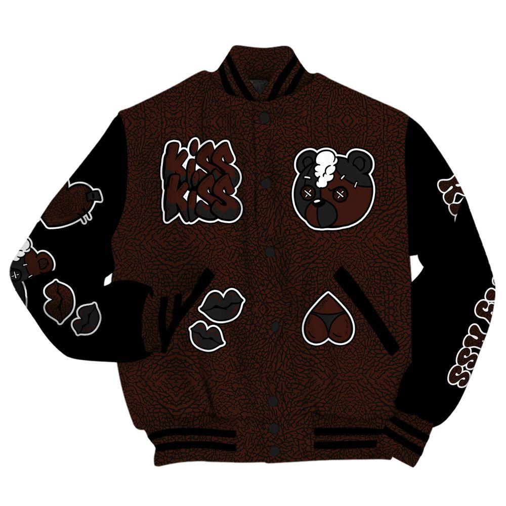 Varsity Jacket To Match Air Force 1 Low Halloween Skull 2024 - Kiss My Hugz All Over Print