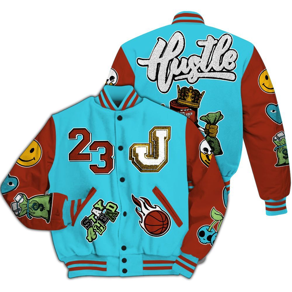 Varsity Jacket To Match SB Dunk Di'Orr Greenwood - Hustles Money Number 23 All Over Print