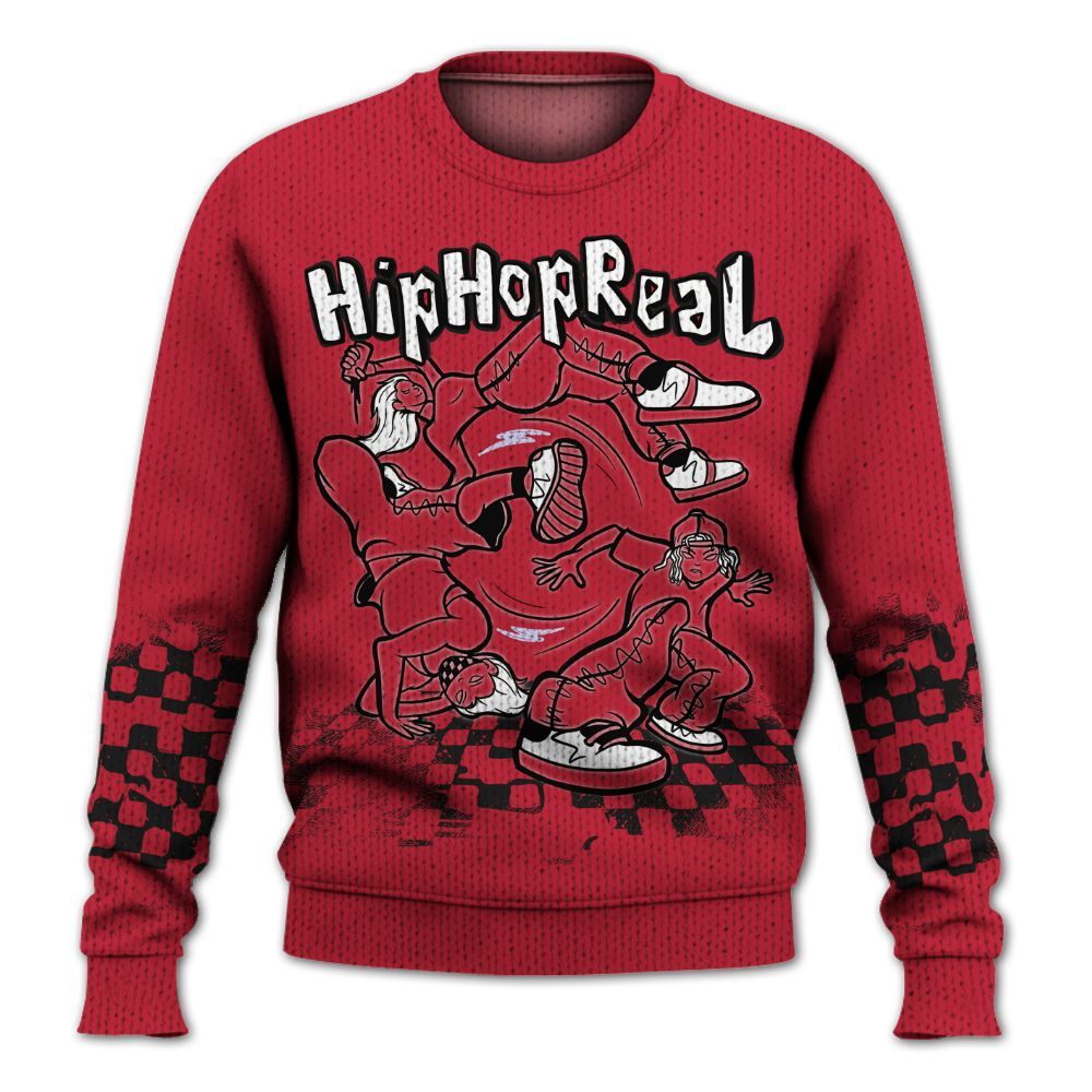 Knitted Sweater To Match Toro Bravo 6s - Feel Life Street Style