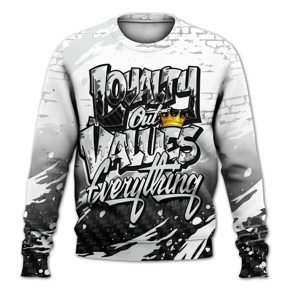 Sweatshirt To Match Kobe 9 Elite Protro Halo - Values Of Loyalty Drip All Over Print