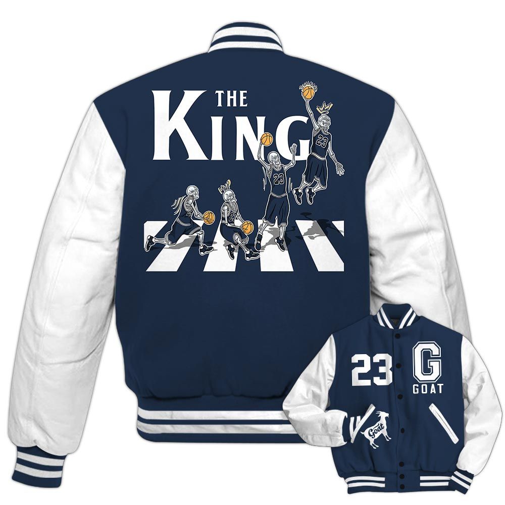 Varsity Jacket To Match Retro Olympic 6s - The King Basketball Varsity Jacket Outfit 1605 TCD