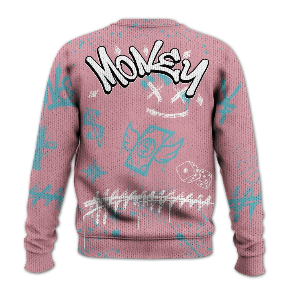 Knitted Sweater To Match Doernbecher 6s - Everybody Paid In Full Crayon