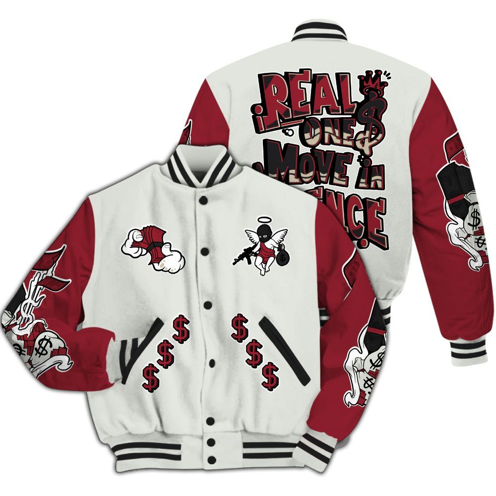 Varsity Jacket To Match Chicago 2025 40s - Ones Move In Silence Graphic All Over Print