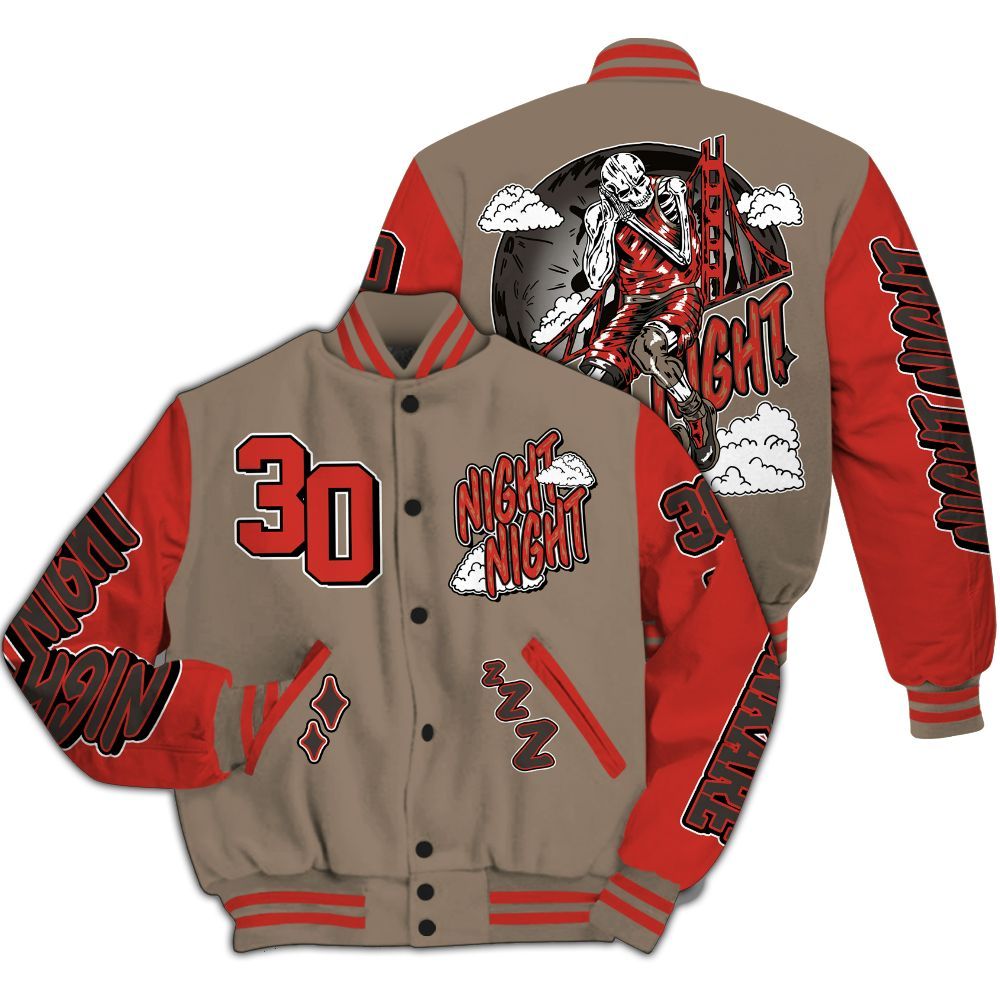 Varsity Jacket To Match Air Max Rocky Distressed - Seeya Skeleton All Over Print