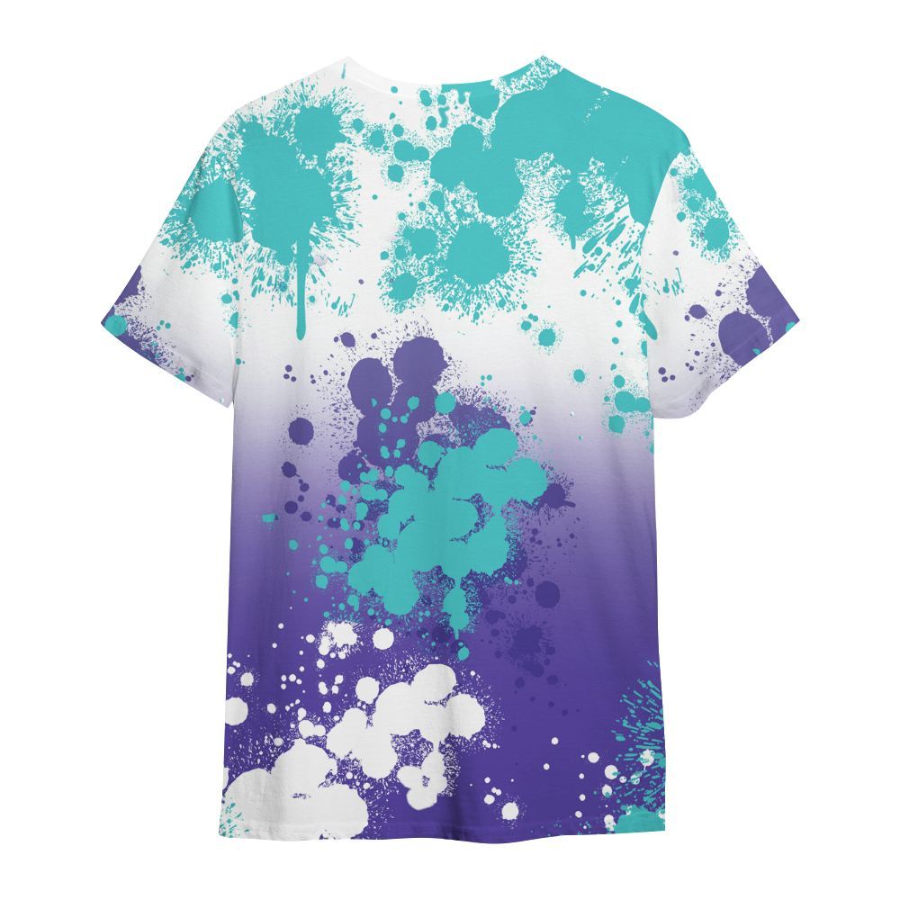 Shirt To Match Low Hornets 1s - God Blessed Ink Drip All Over Print