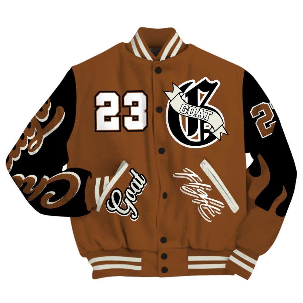 Varsity Jacket To Match High OG Love The Game 1s - The G.O.A.T Streetwear All Over Print