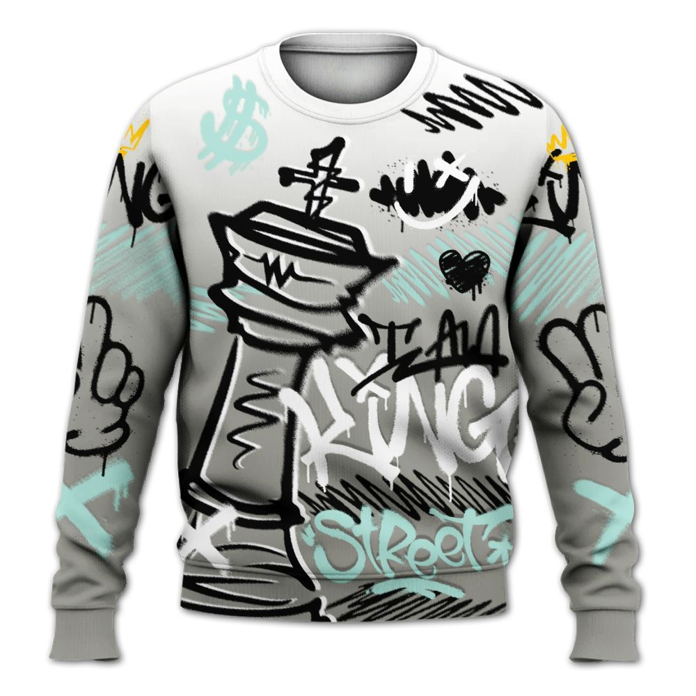 Sweatshirt To Match Low OG Year Of The Snake 1s - Street King Chess Streetwear All Over Print