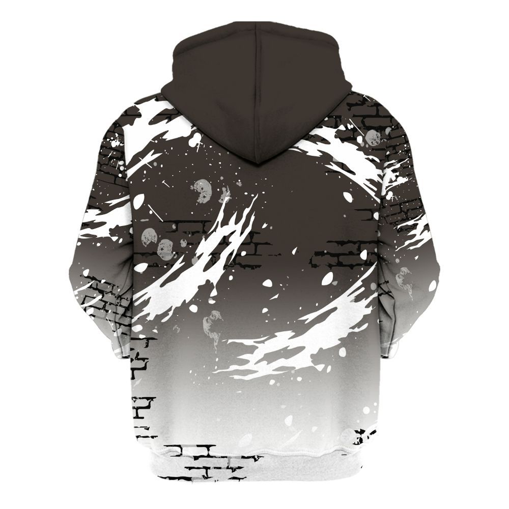 Hoodie To Match Baroque Brown 12s - Values Of Loyalty Drip All Over Print