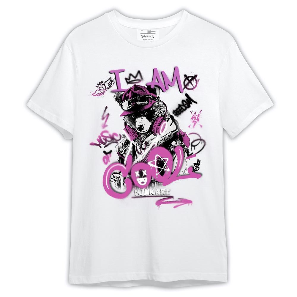 Shirt To Match Hyper Violet 4s - I Am Cool Bear Shirt Outfit Hyper Violet 4s 1305 HDT