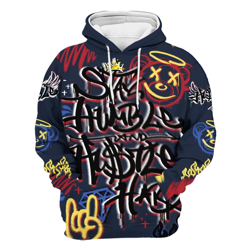 Hoodie To Match Dunk Low COJP What The 2024 - Humble Drip Streetwear Graffity All Over Print