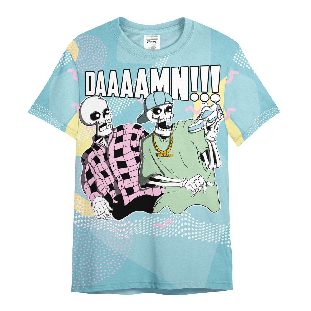 Shirt To Match SB Dunk Low Visty - Graphic Meme Damnn All Over Print