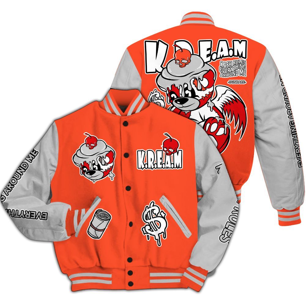 Varsity Jacket To Match Air Max 1 86 Cosmic Clay - Loot Bear All Over Print