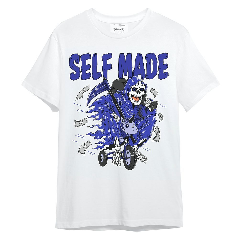 Shirt To Match Retro Black Concord 12s - Self Make Skeleton Unisex Shirt