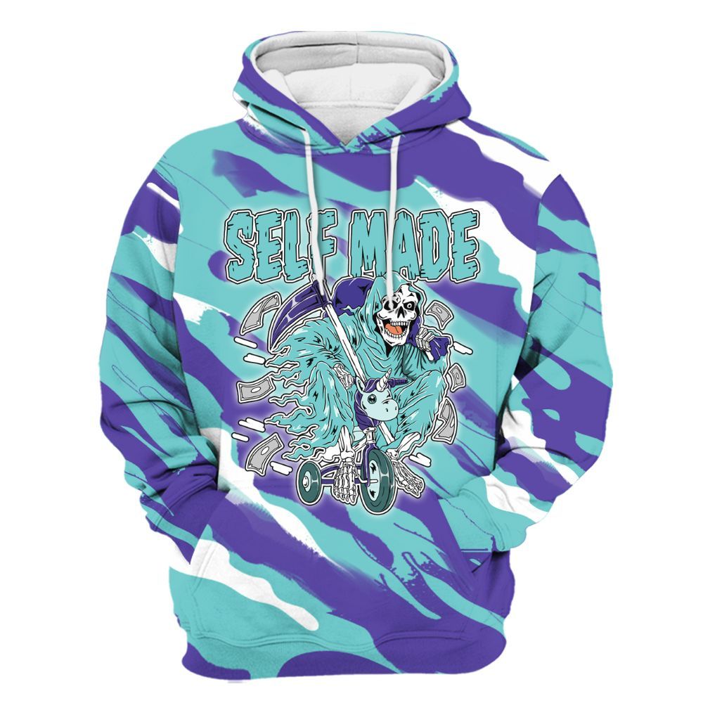 Hoodie To Match Low Hornets 1s - Self Make Skeleton Colored All Over Print