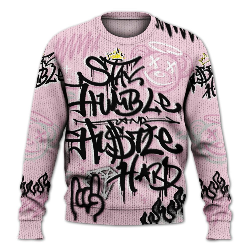 Knitted Sweater To Match Orchid 4s - Humble Drip Streetwear Graffity