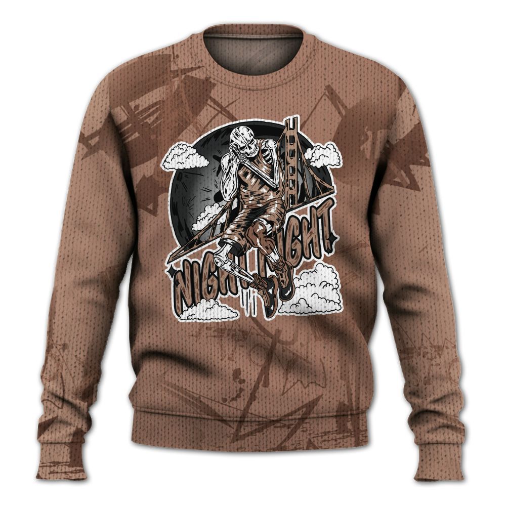 Knitted Sweater To Match KD 4 Christmas - Seeya Skeleton Messyz