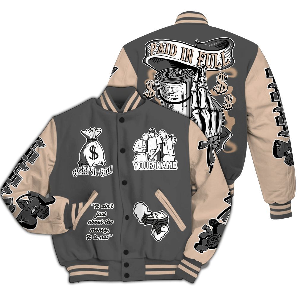 Varsity Jacket To Match Kobe 9 EM Mamba - Paid In Full Baseball Varsity Jacket Custom Name All Over Print