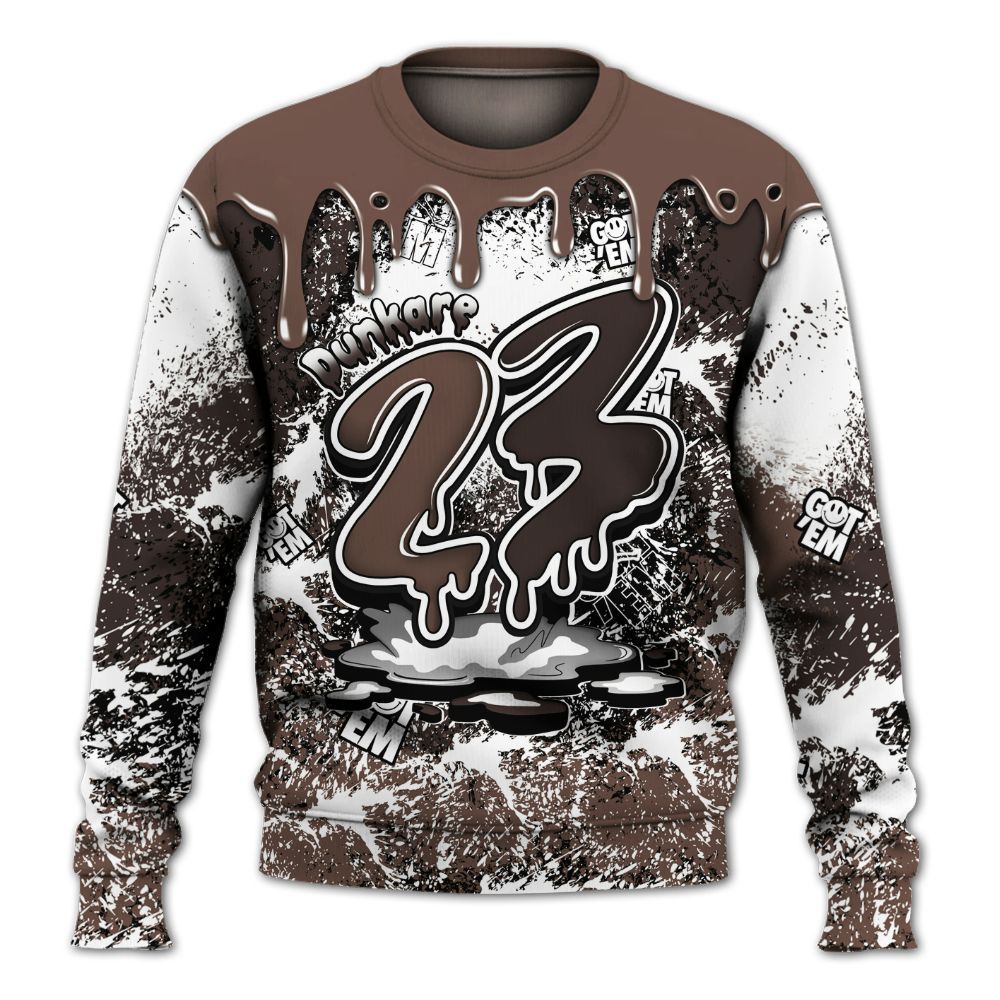 Sweatshirt To Match Air Force 1 Low Escape - Dripping 23 Drip All Over Print