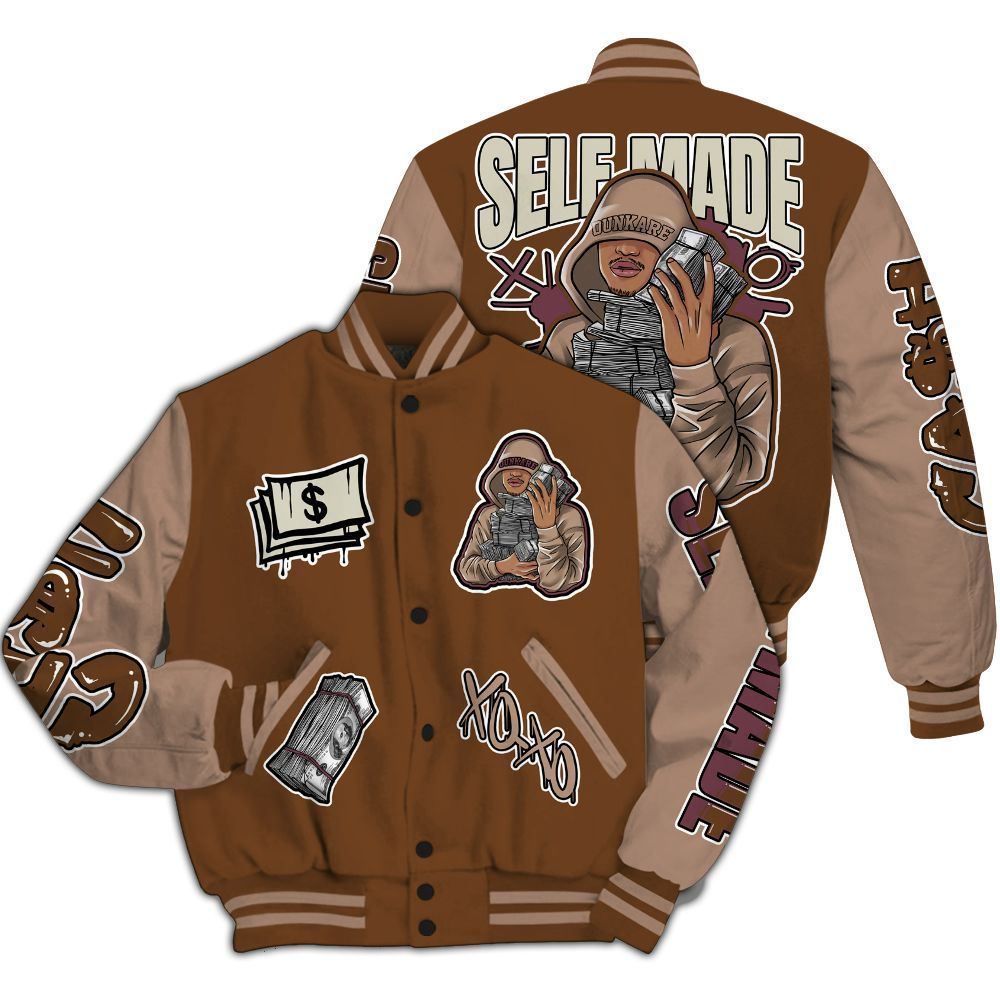 Varsity Jacket To Match Archaeo Brown 3s - Selfmade Unique All Over Print