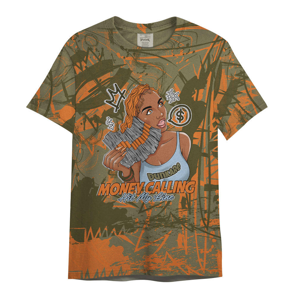 Shirt To Match Olive 5s - Moneycall Unique Scratched Art Shirt Unisex