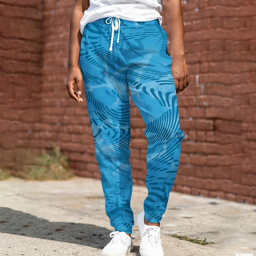 Sweatpant To Match Powder Blue 9s - Fume All Over Print