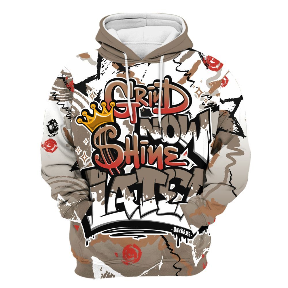 Hoodie To Match Air Max Rocky Distressed - Grind Shine Later Drip All Over Print