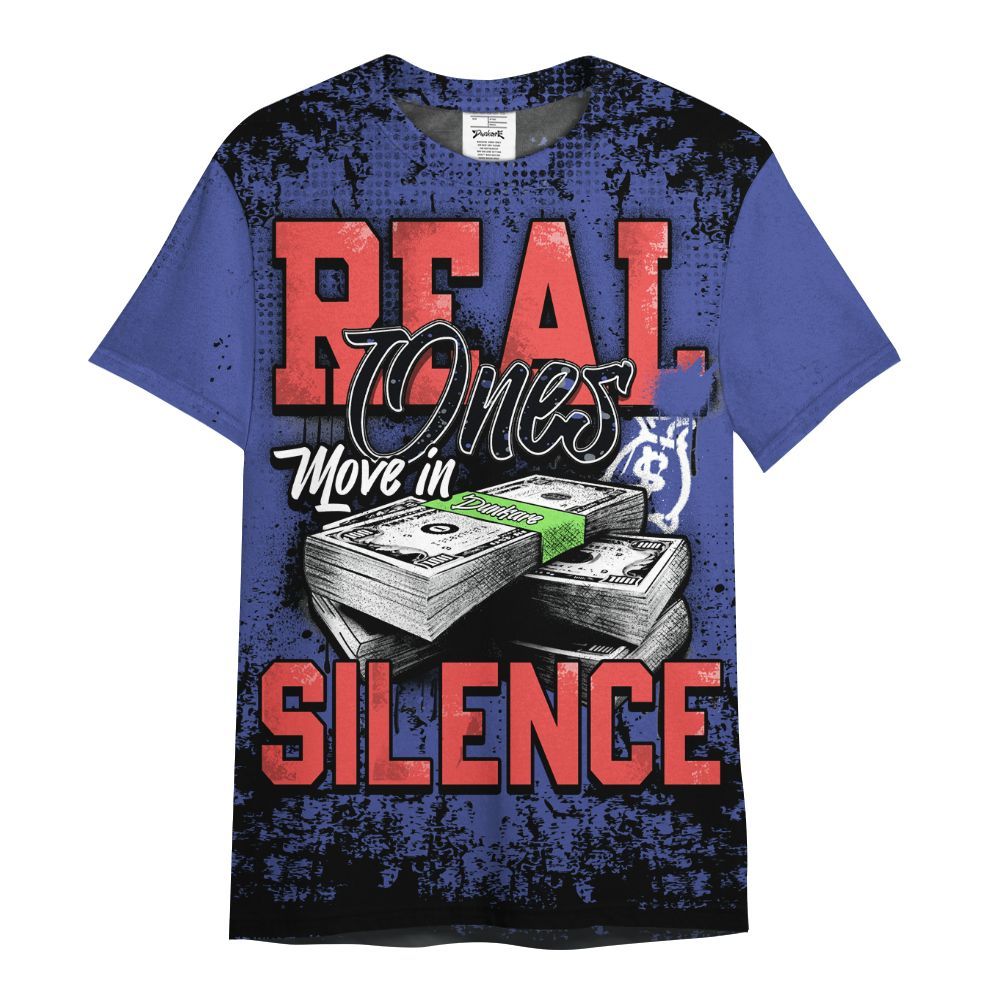 Shirt To Match KD 4 Nerf - Move In Silence Money Street Retro All Over Print