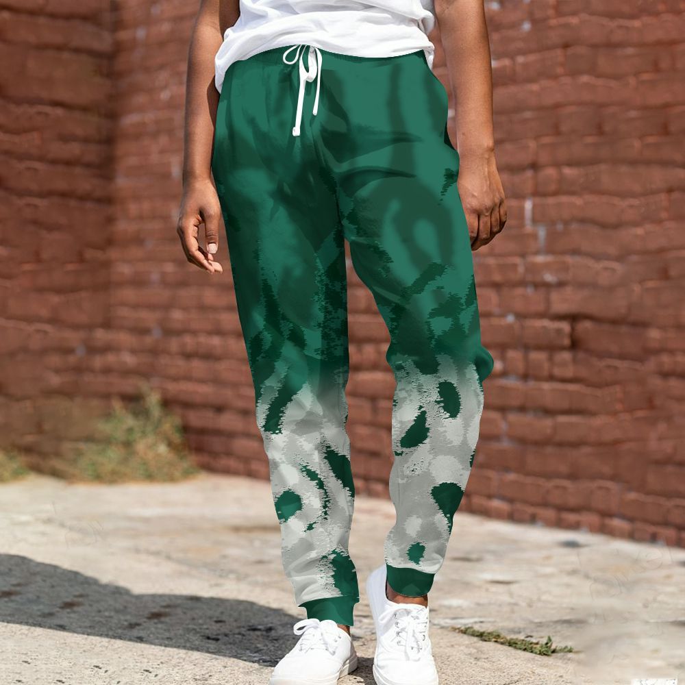 Sweatpant To Match Oxidized Green 4s - Burn All Over Print