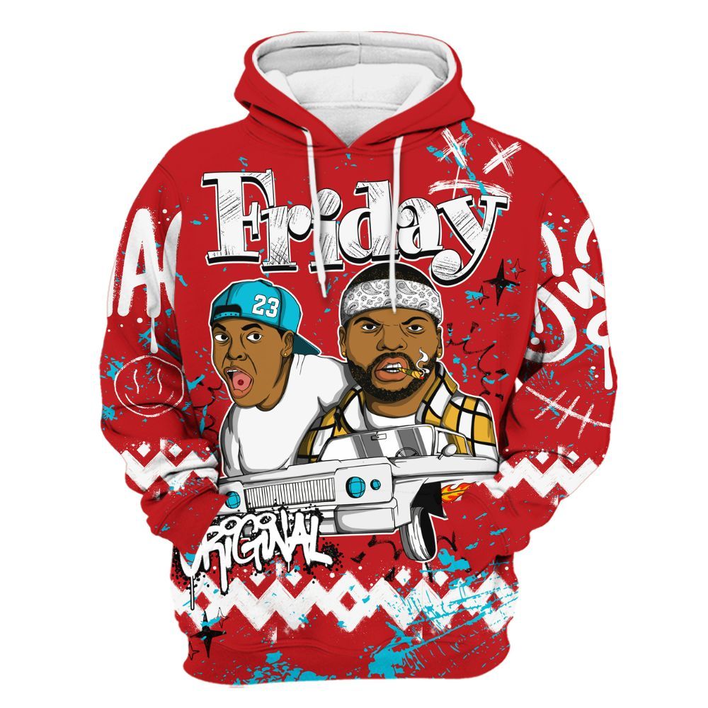 Hoodie To Match Dunk Low Fruity Pebbles - Friday Sneaker Crayon All Over Print