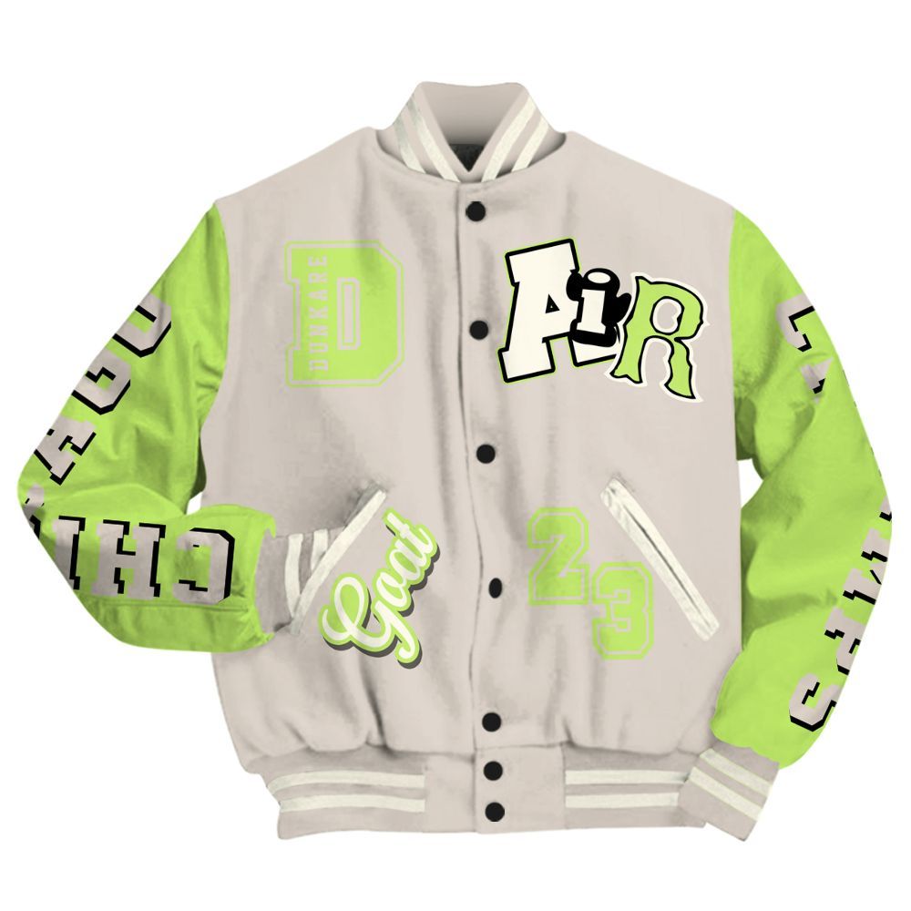 Varsity Jacket To Match Jack Black Night Silver - AIR Number 23 GOAT All Over Print