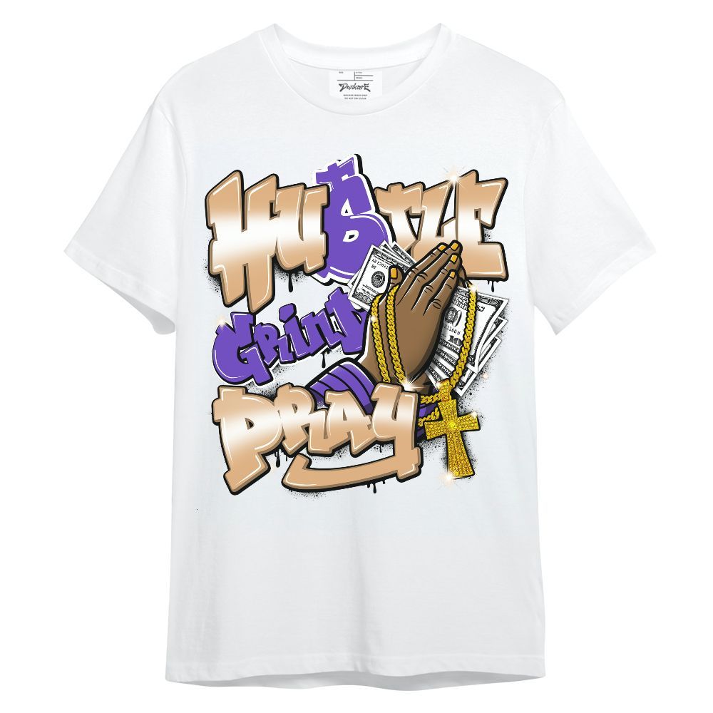 Shirt To Match SE Afrobeats 7s - Hustle, Money Pray Streetwear Unisex Shirt