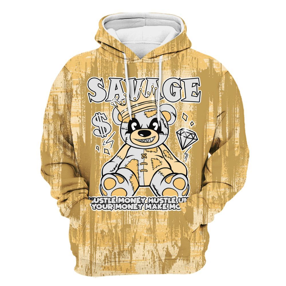 Hoodie To Match Craft Paris 6s - Savages Bear Glitch Art All Over Print