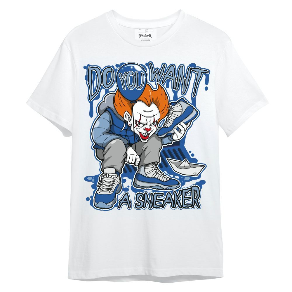 Shirt To Match Low Space Jam 11s - Clown Scary Sneakers Halloween Graphic Unisex Shirt