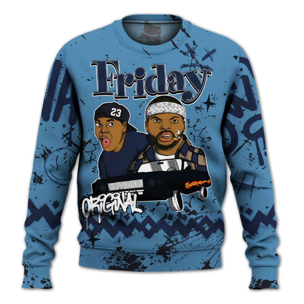 Sweatshirt To Match Air Force 1 Stash - Friday Sneaker Crayon All Over Print