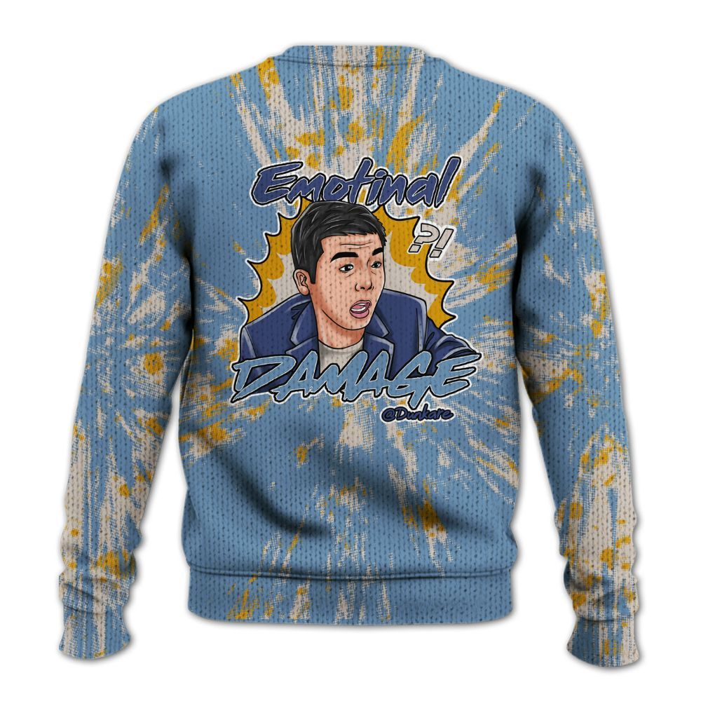 Knitted Sweater To Match High OG First In Flight 1s - Damaged Meme Shirt Unisex Outfit