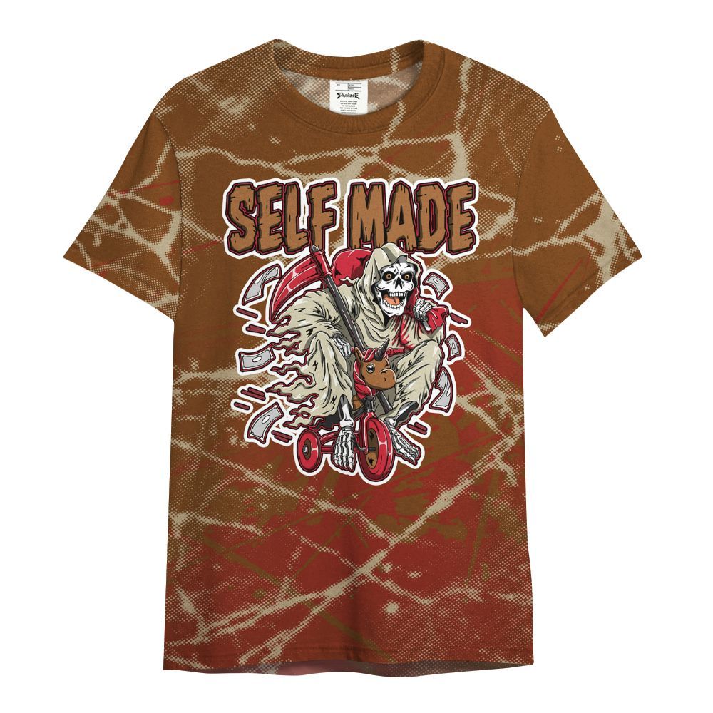 Shirt To Match Archaeo Brown 5s - Self Make Skeleton Profound All Over Print
