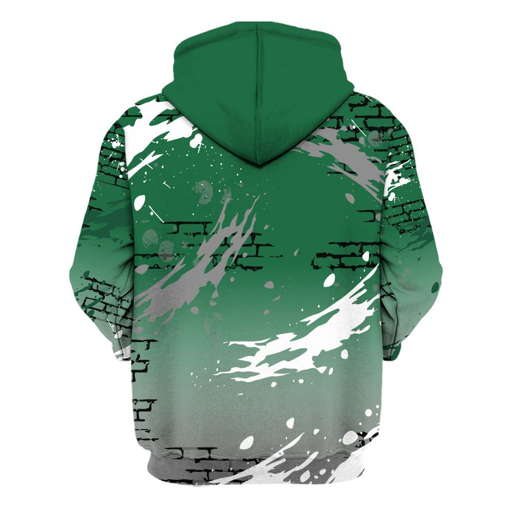 Hoodie To Match High Gorge Green 1s - Values Of Loyalty Drip All Over Print