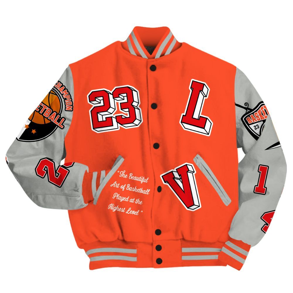 Varsity Jacket To Match Air Max 1 86 Cosmic Clay - The GOAT Got Em Streetwear All Over Print