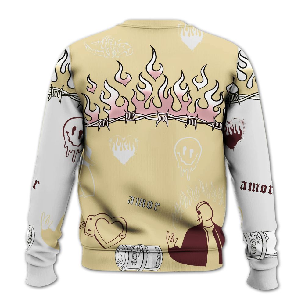 Sweatshirt To Match Women Phantom 12s - Snake Trust No One All Over Print