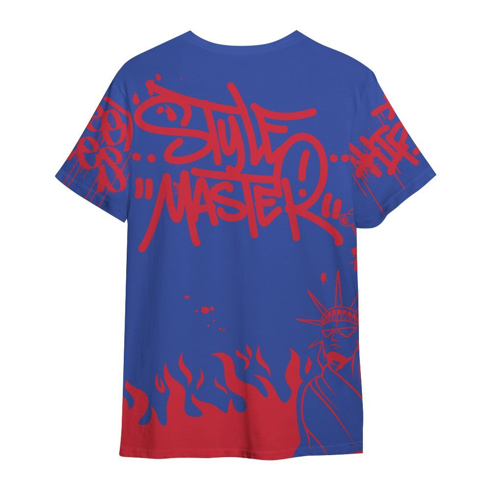 Shirt To Match Air Griffey Max USA Red White Blue 1s - Graphic Fck Around Find Out All Over Print