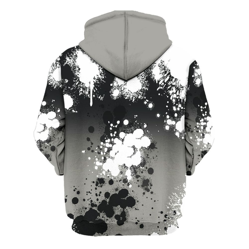 Hoodie To Match High Satin Shadow 1s - God Blessed Ink Drip All Over Print