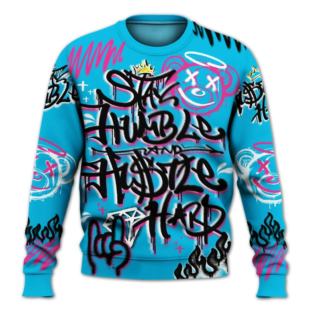 Sweatshirt To Match Tokyo Nights Stewie 3s - Humble Drip Streetwear Graffity All Over Print