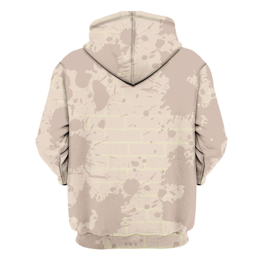 Hoodie To Match A Ma Maniere X Fossil Stone 4s - Allen Answer Skeleton Brick All Over Print