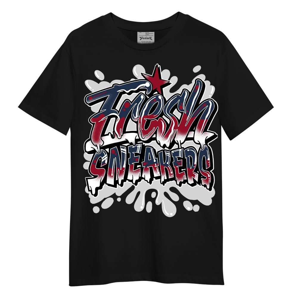 Shirt To Match Retro Navy Blue 2024 6s - Shoe Freshing Graphic Shirt Unisex